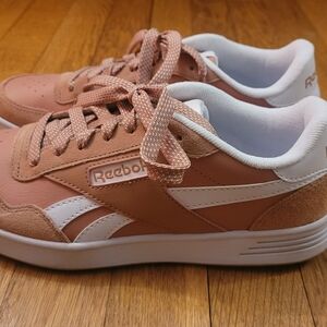Reebok Peach and White Sneakers